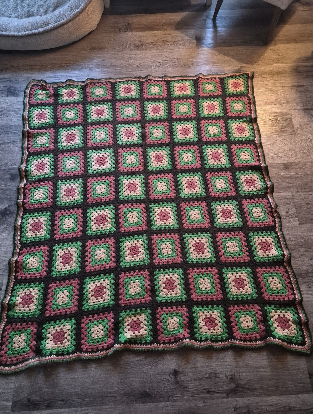 Granny Square Afghan